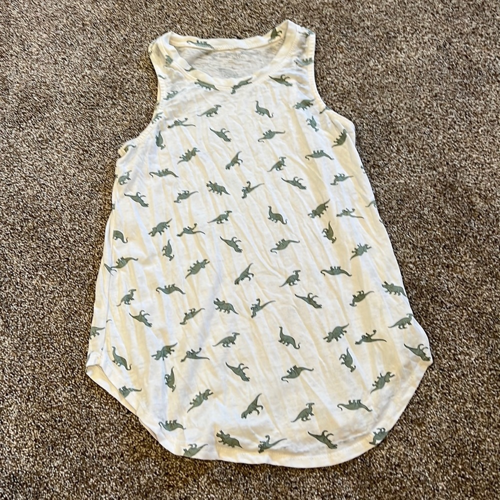 Dinosaur No Sleeve Tee